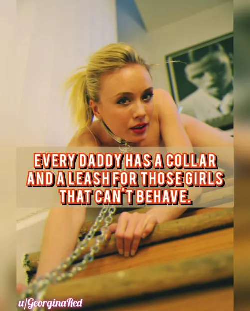 Daddy has it's ways