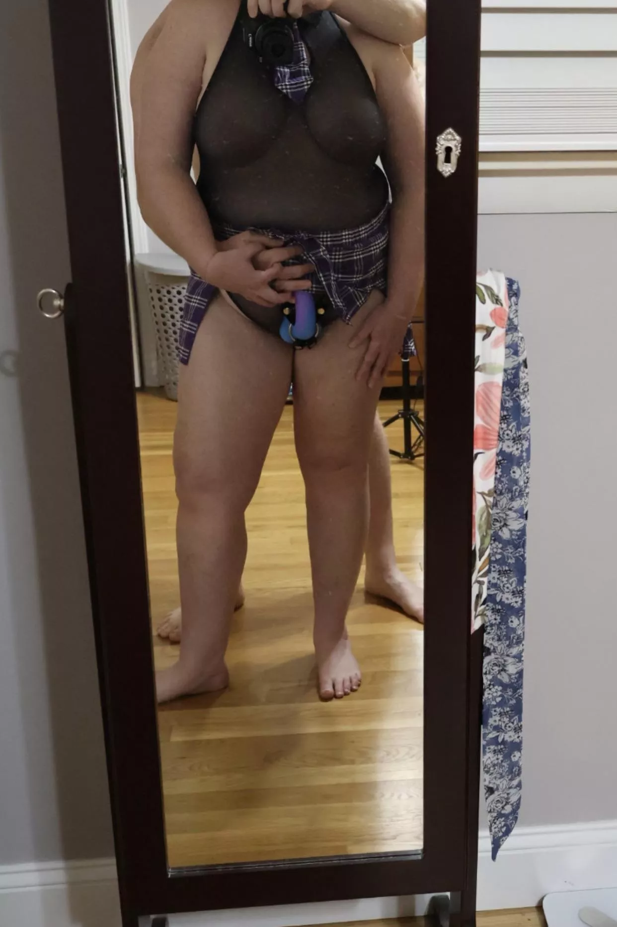 Daddy was dying to pull my cock out and hold it!