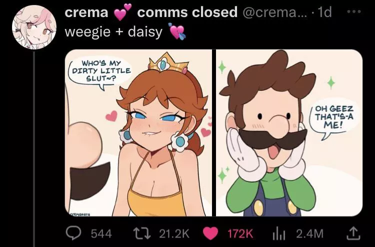 Daisy x Luigi is top-tier