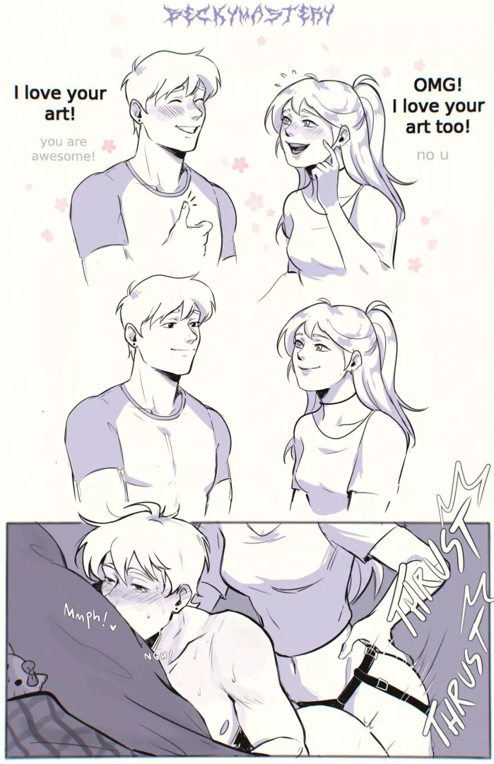 Damn they’re fucking (@BeckyMistery on twitter)
