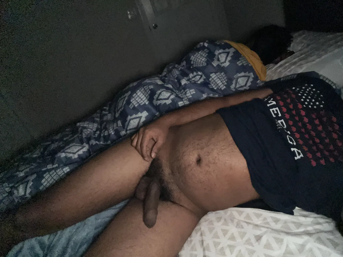 Dared myself to bare behind my sleeping friend 😈