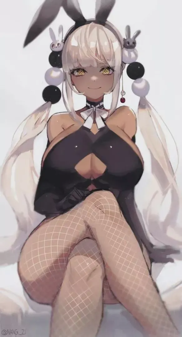 Dark skin Bunny Pet