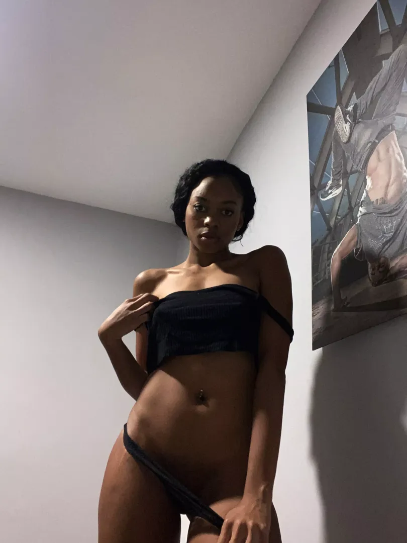 Dark skinned south east Asian babe.