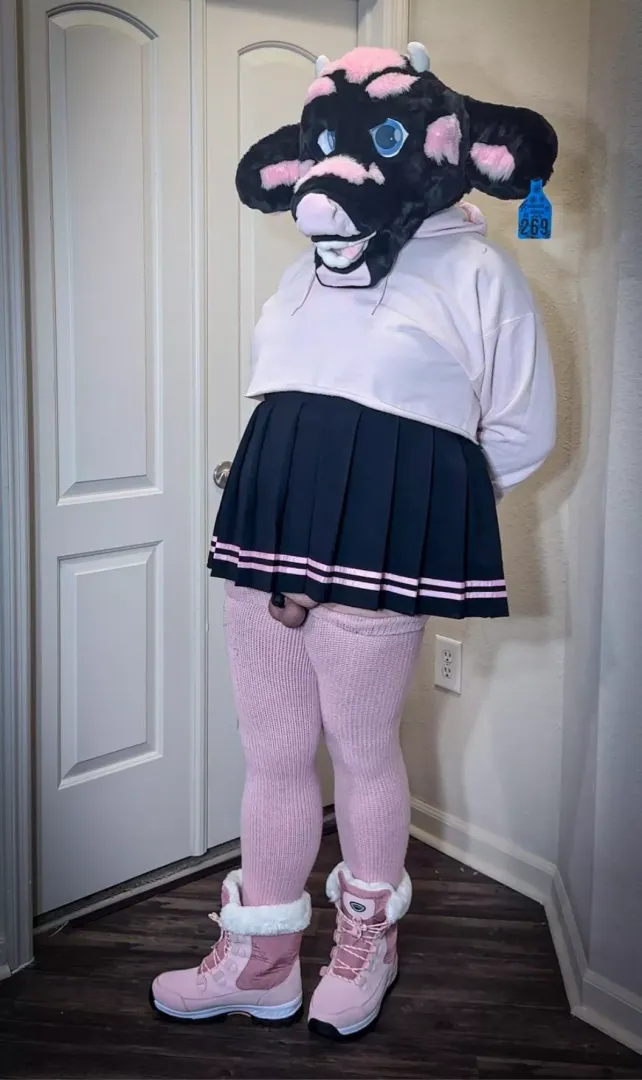Day 175 in chastity. Anyone need a good slutty sissy cow?