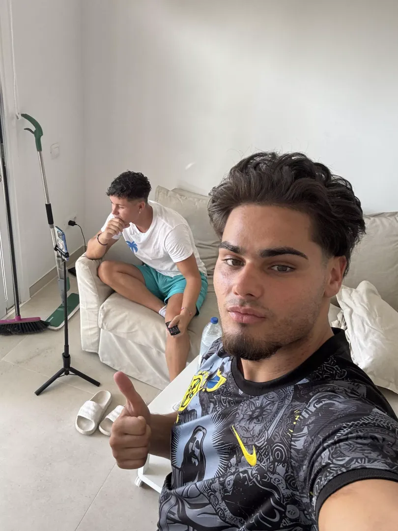 Decided to make a TikTok video with my bro