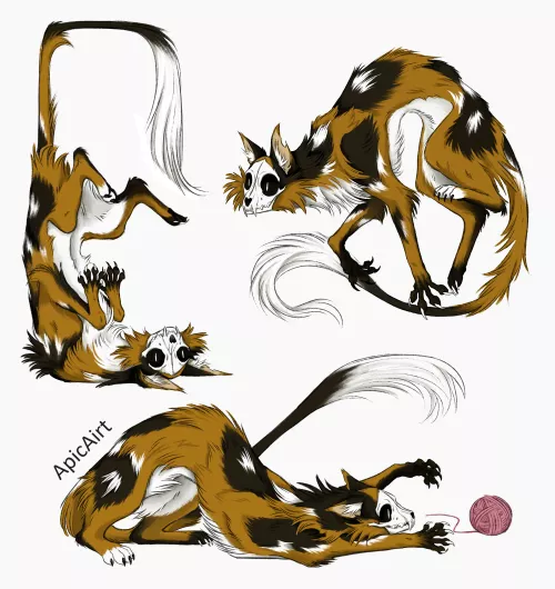 Decided to name him Scrap! [art by me]