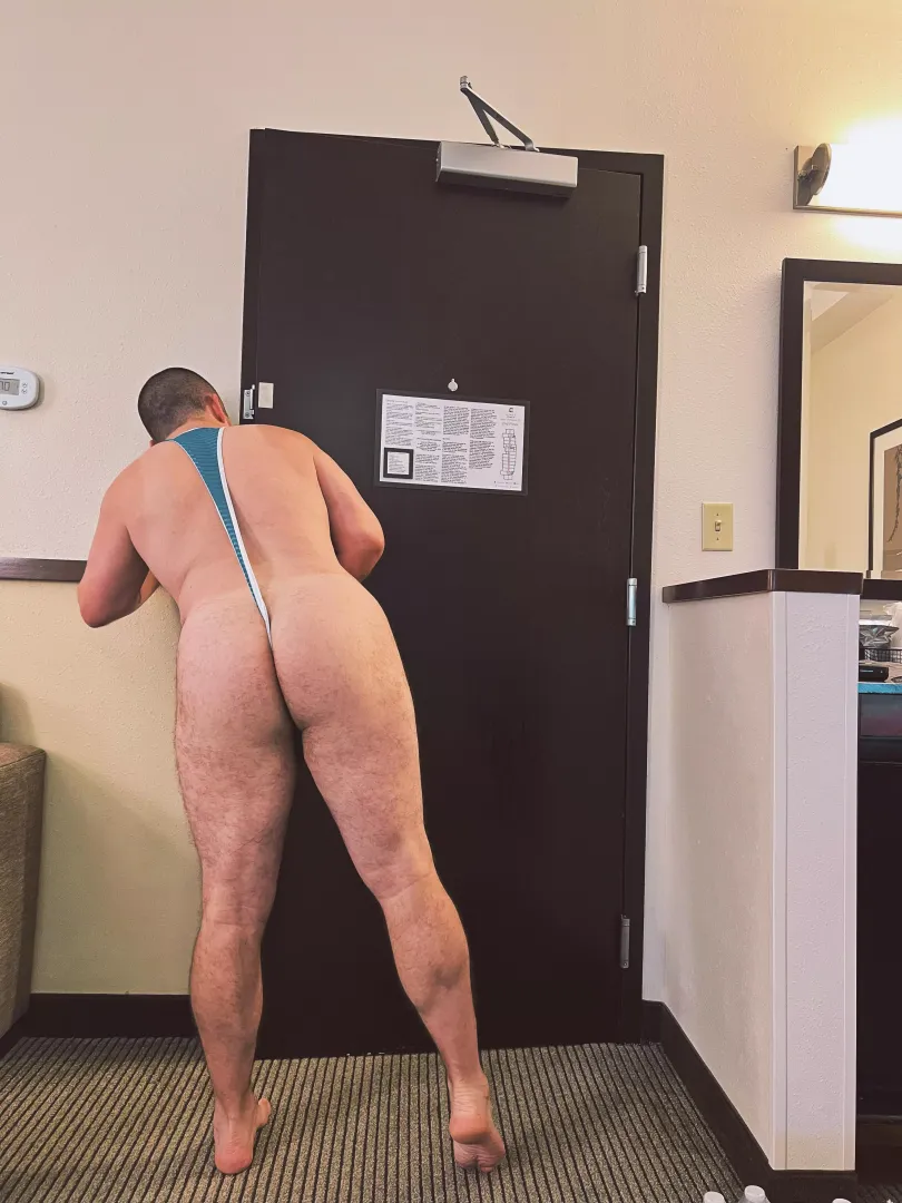 delivery man just showed up.