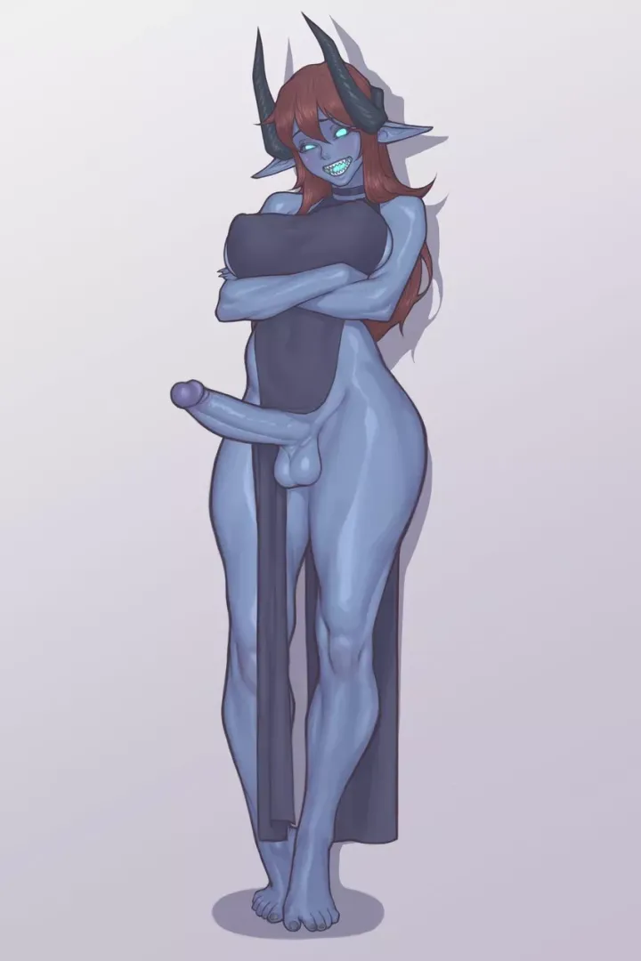 Demon's big blue piece