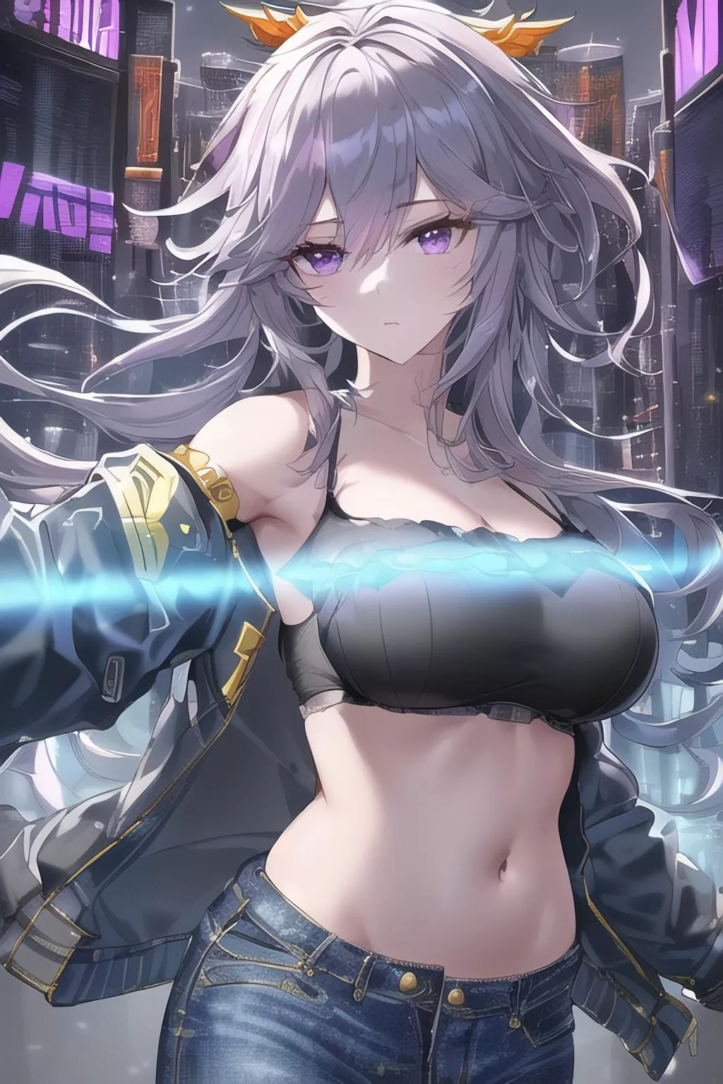 Denim Midriff [Genshin Impact]