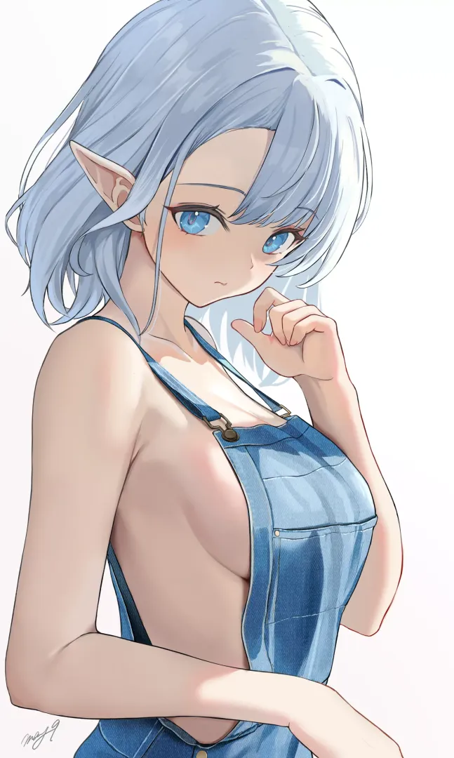 Denim Overalls Elf