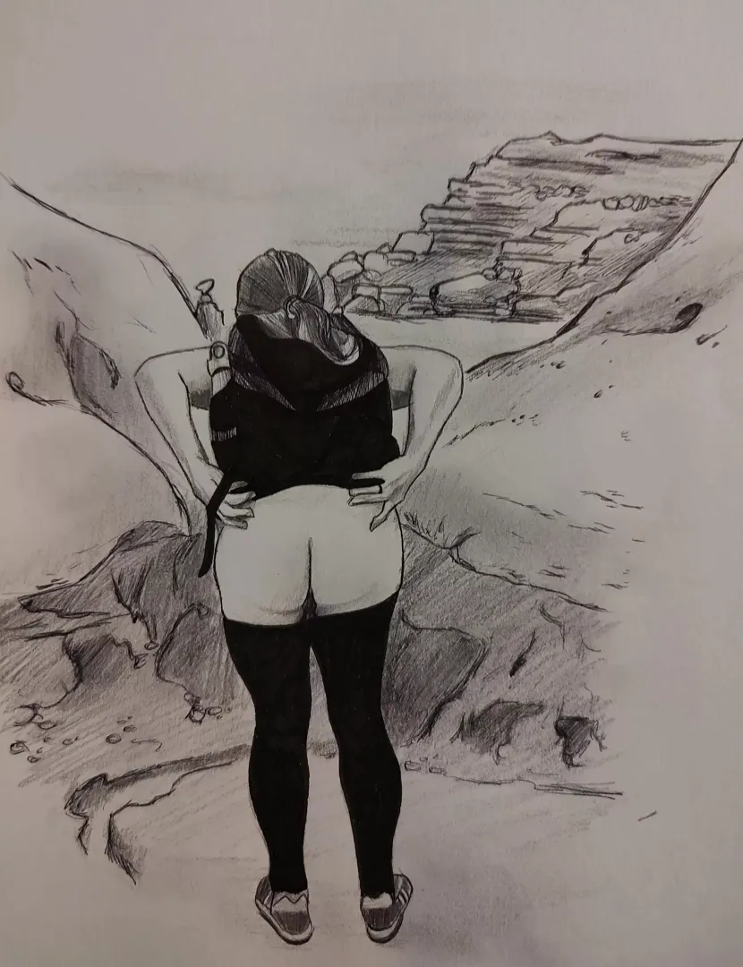 Desert exhibitionist, by me