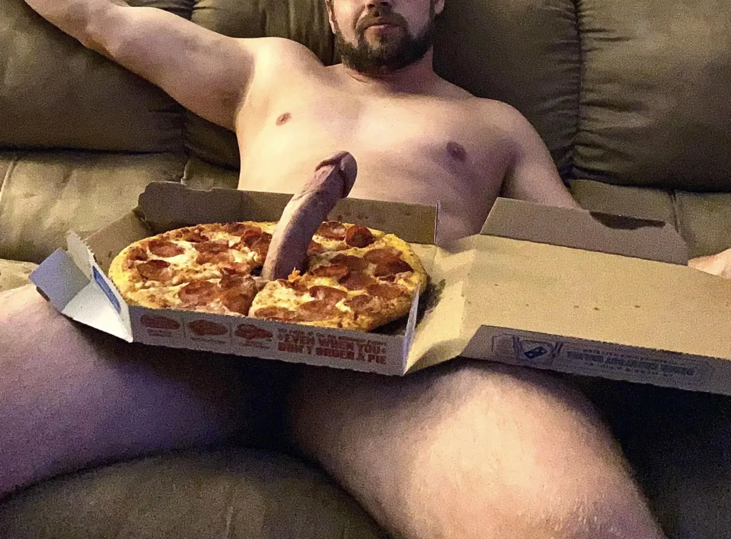 Did someone order the big sausage pizza??