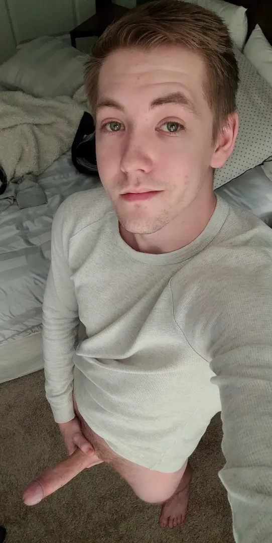 Did you expect a cute face to have a big cock?