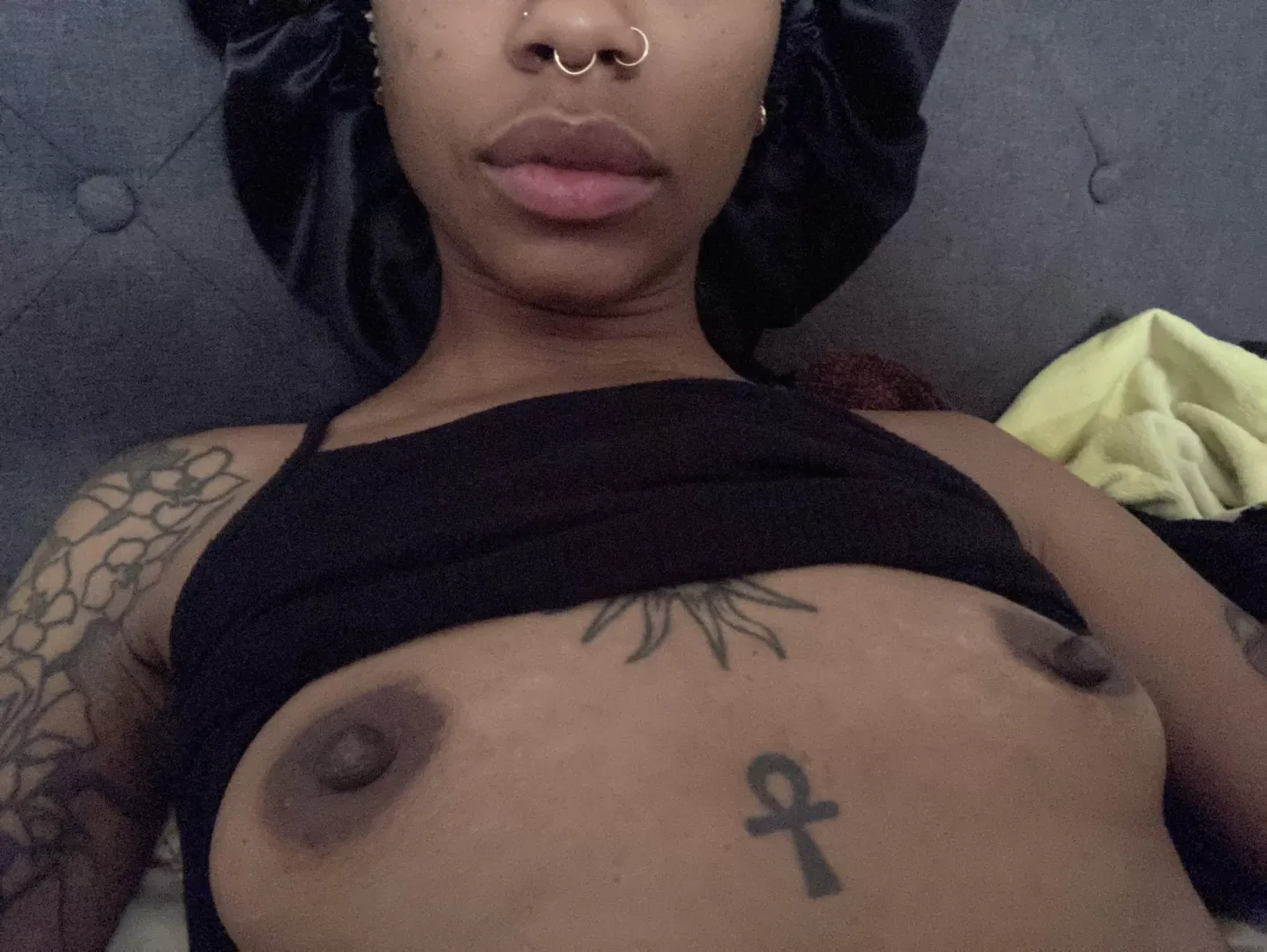 Did you know that sucking my small tits will bring you a lifetime of good luck?