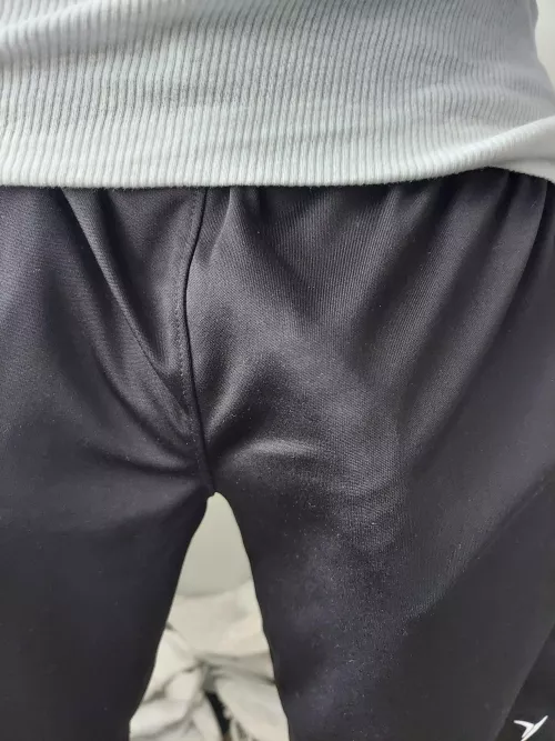 Didn't feel like putting underwear on. Hopefully no one notices!