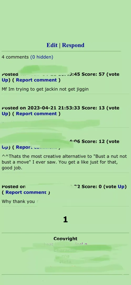 Different website, same respect