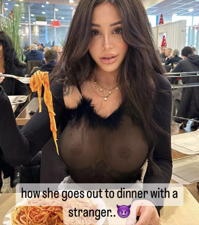 Dinner with a stranger..