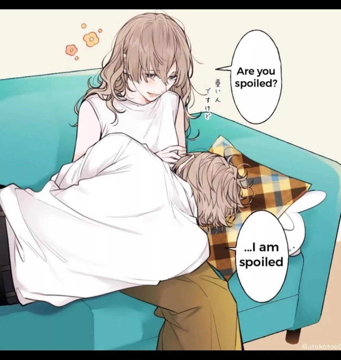 Discussing the days events with my pet