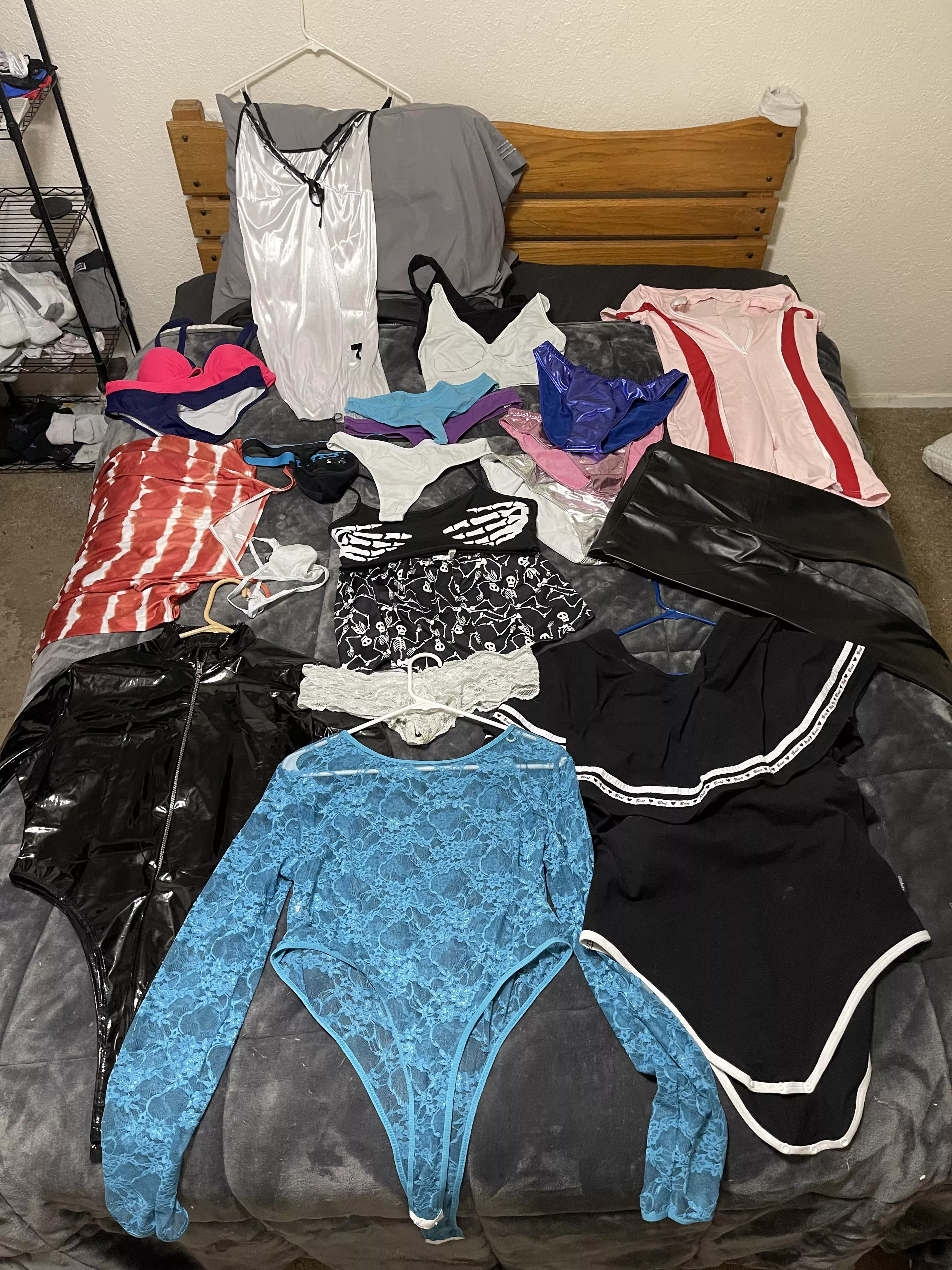 Do I need to get rid of some of these? The closet I’m in is getting smaller Mommy.