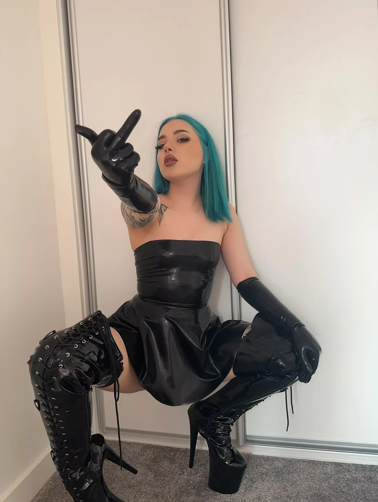 Do you find girls in latex intimidating?