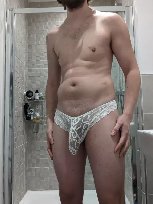 Do you like a bulge in lace?