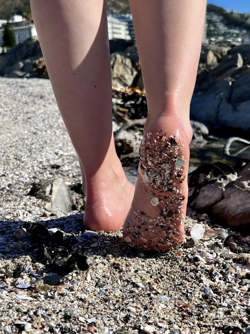 Do you like my beach feet?