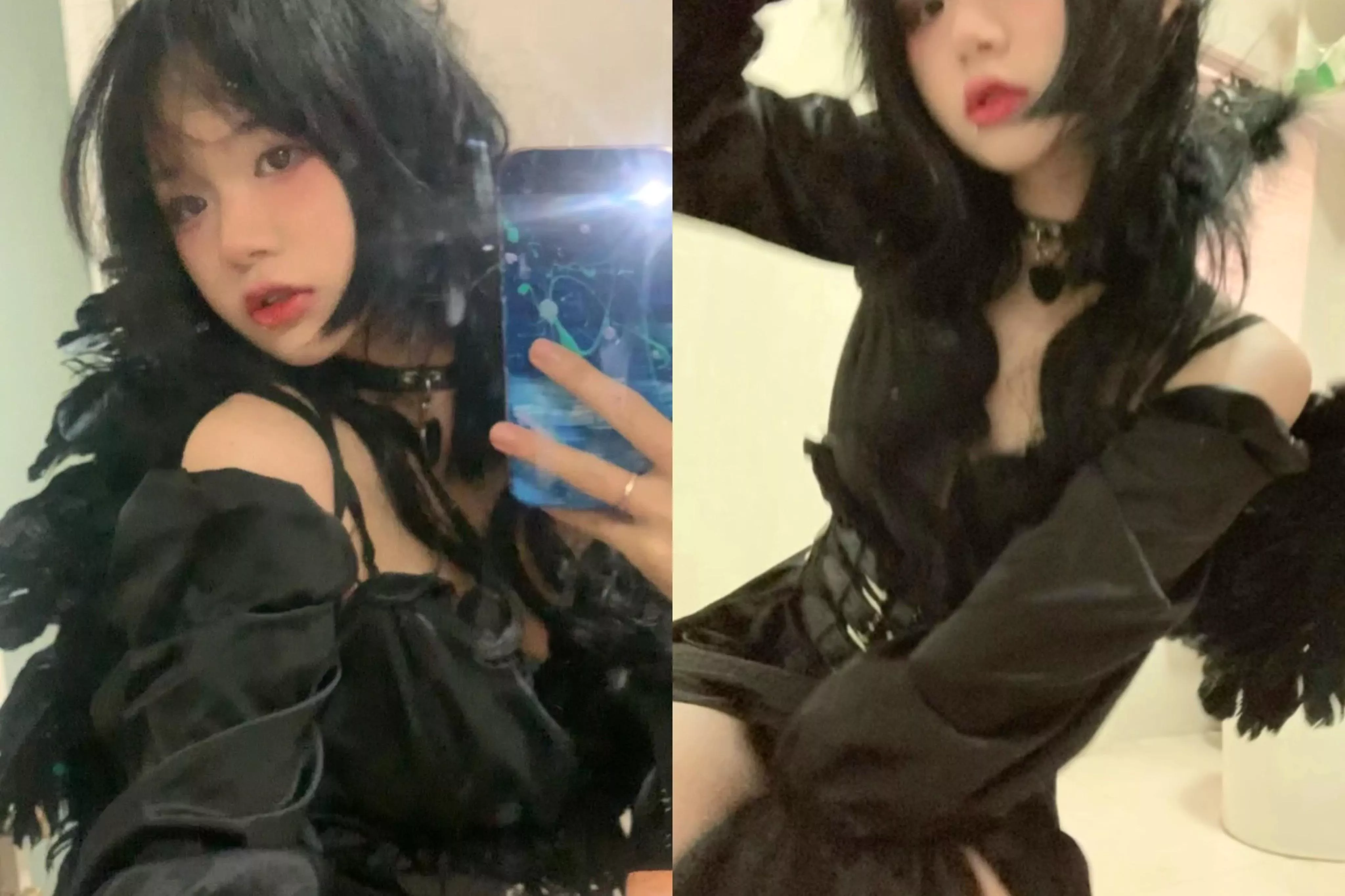 do you like my costume? 🖤