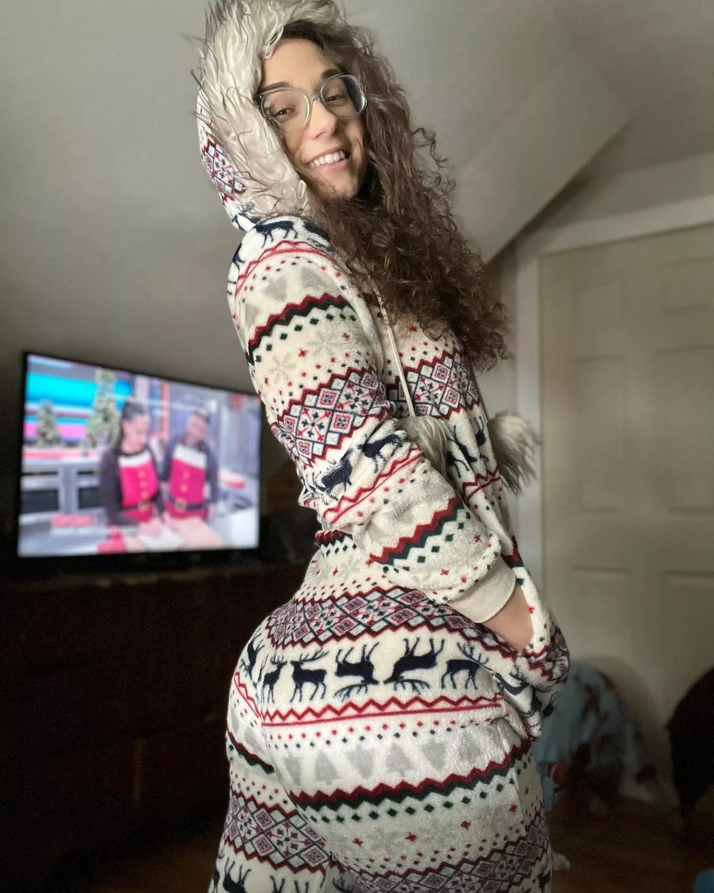 Do you like my festive onesie?