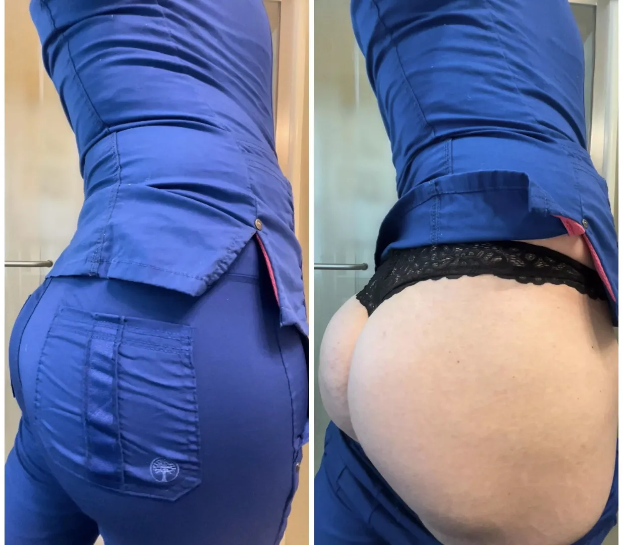 Do you like what’s under my scrubs?