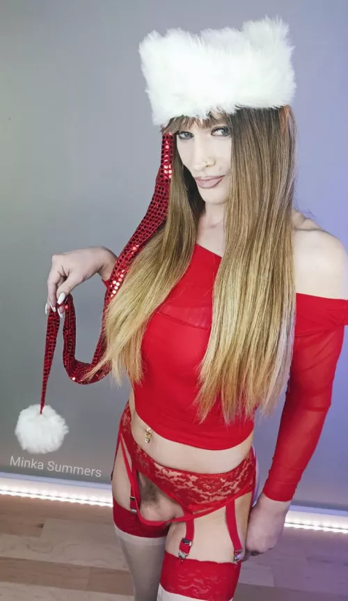 Do you mind if Santa's Lil helper has a bit of a bulge?