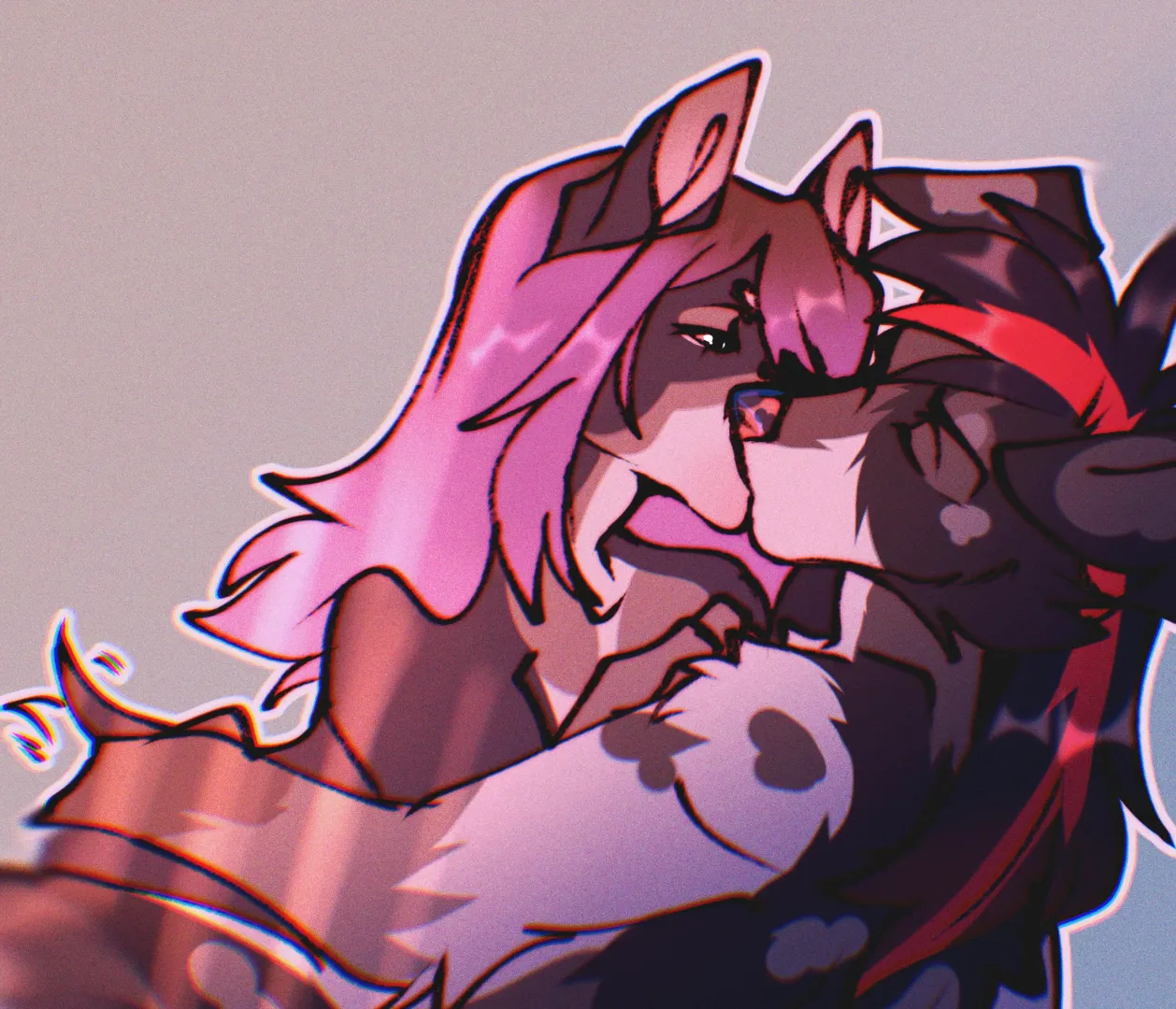 Do you think they are roommates... or more? (art by me)