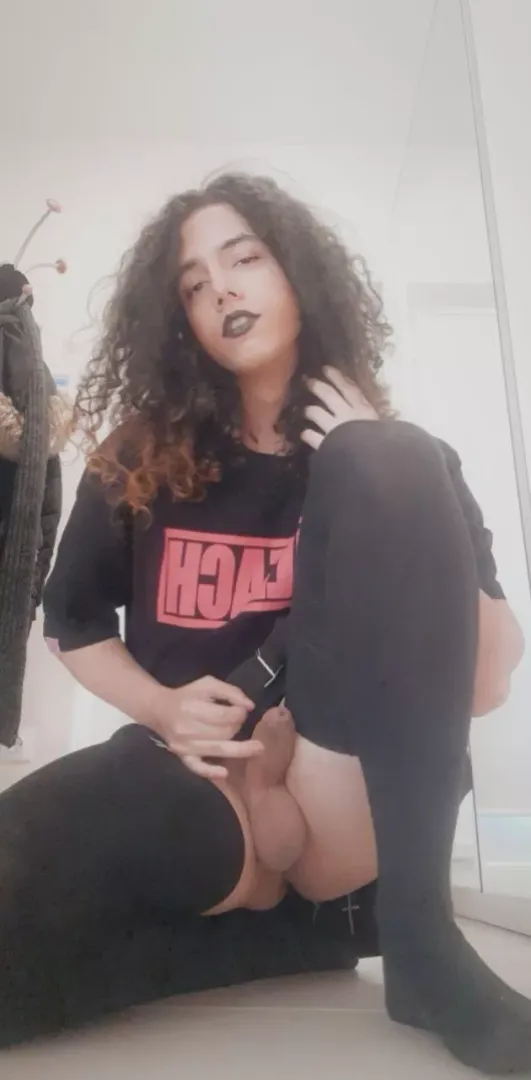 Do you want a piece of my sissy girlcock? 😝