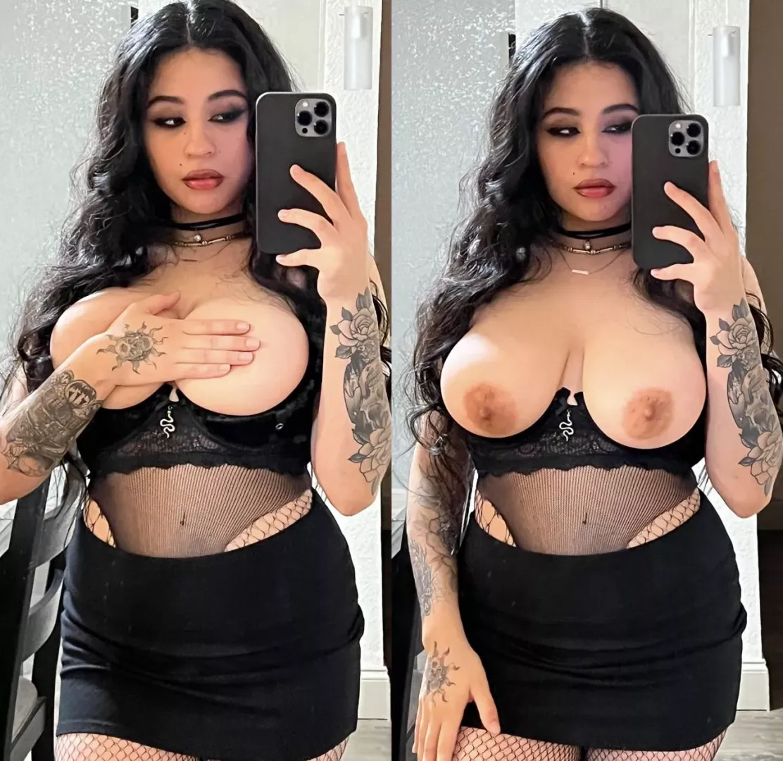 Does anybody want a big titty goth gf?