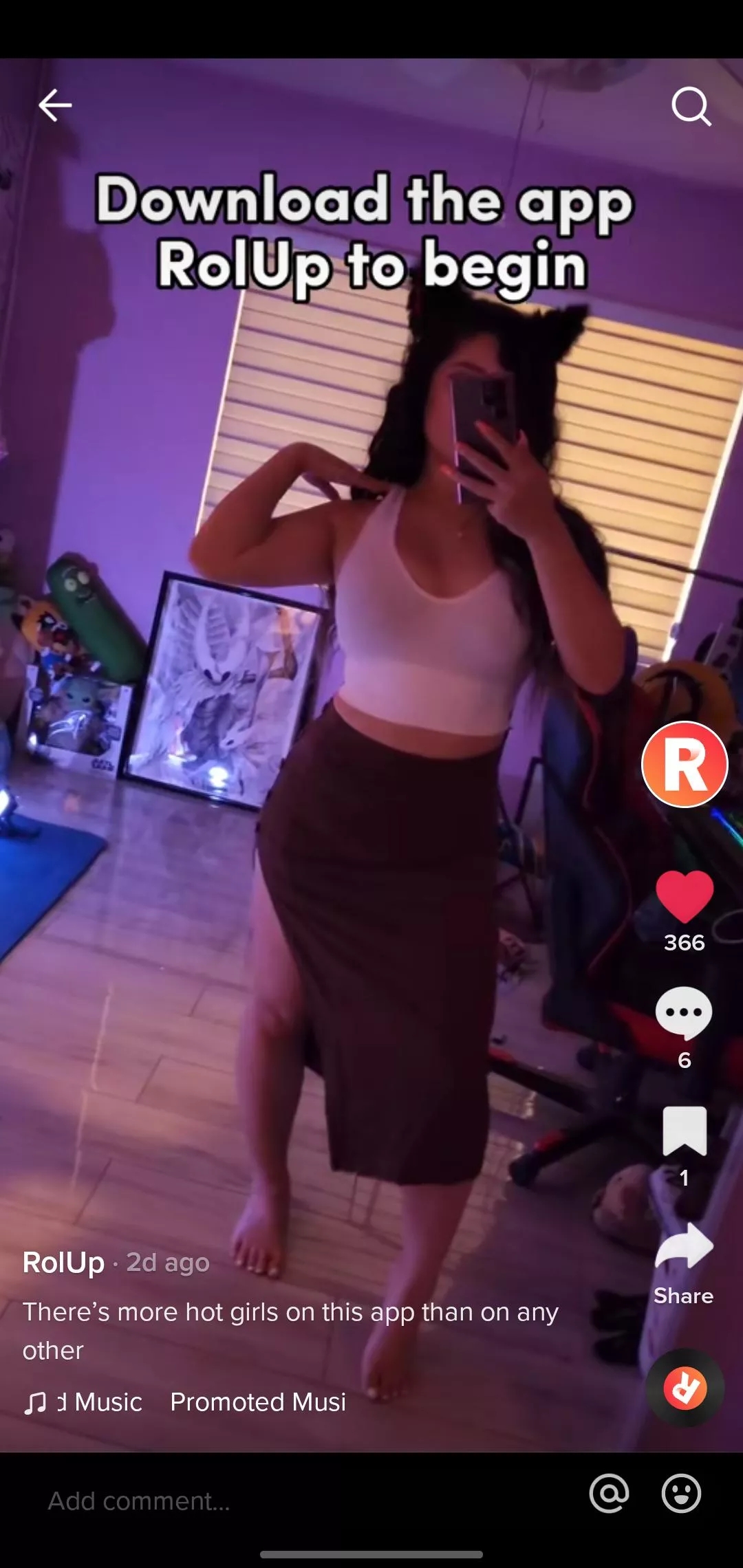 does anyone know who this is I saw her on an ad