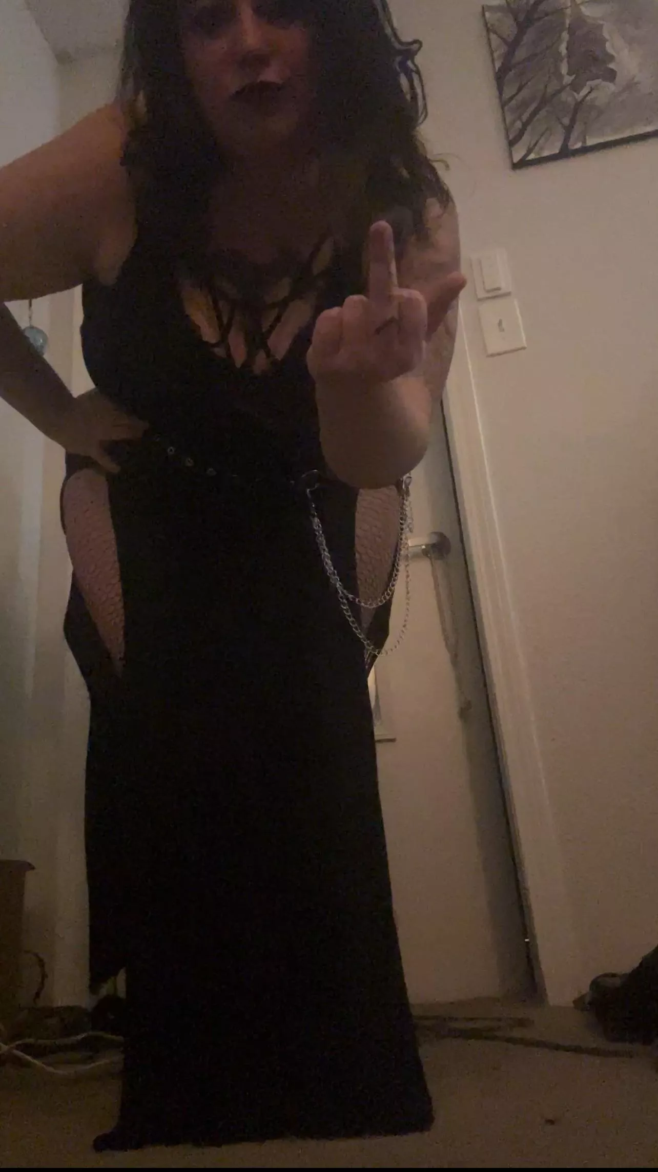 Does my middle finger trigger you?