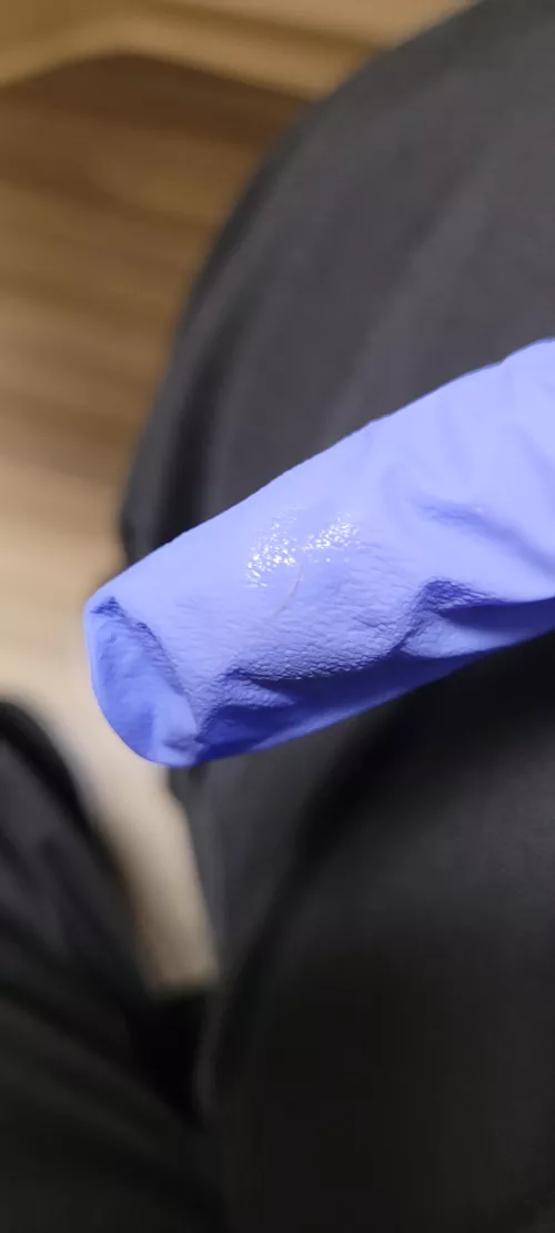 dog hair that got between my molar and my gums