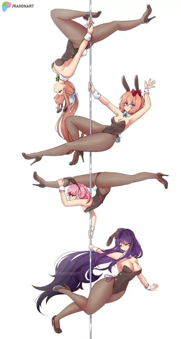 Doki Bunnies (RaionArt on Pixiv) [DDLC]