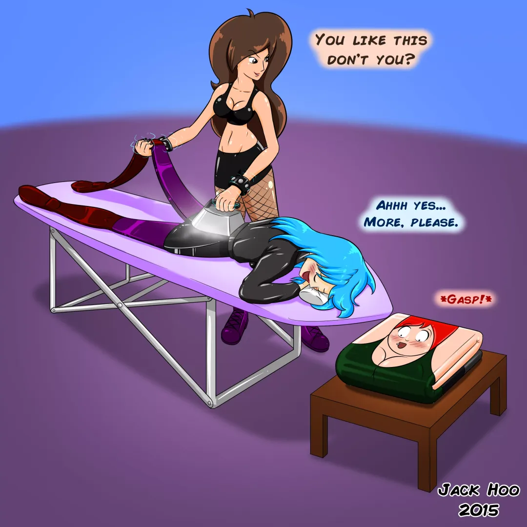 Dominique's guilty pleasure by Jack-Hoo [Flattening]
