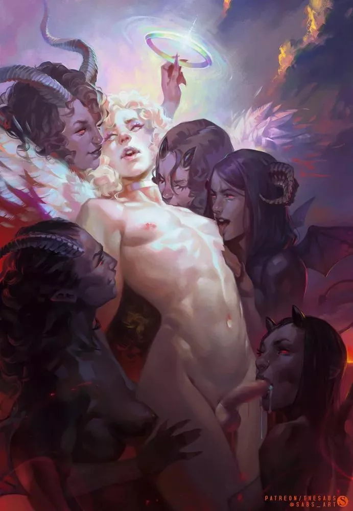 Dommed by demon girls
