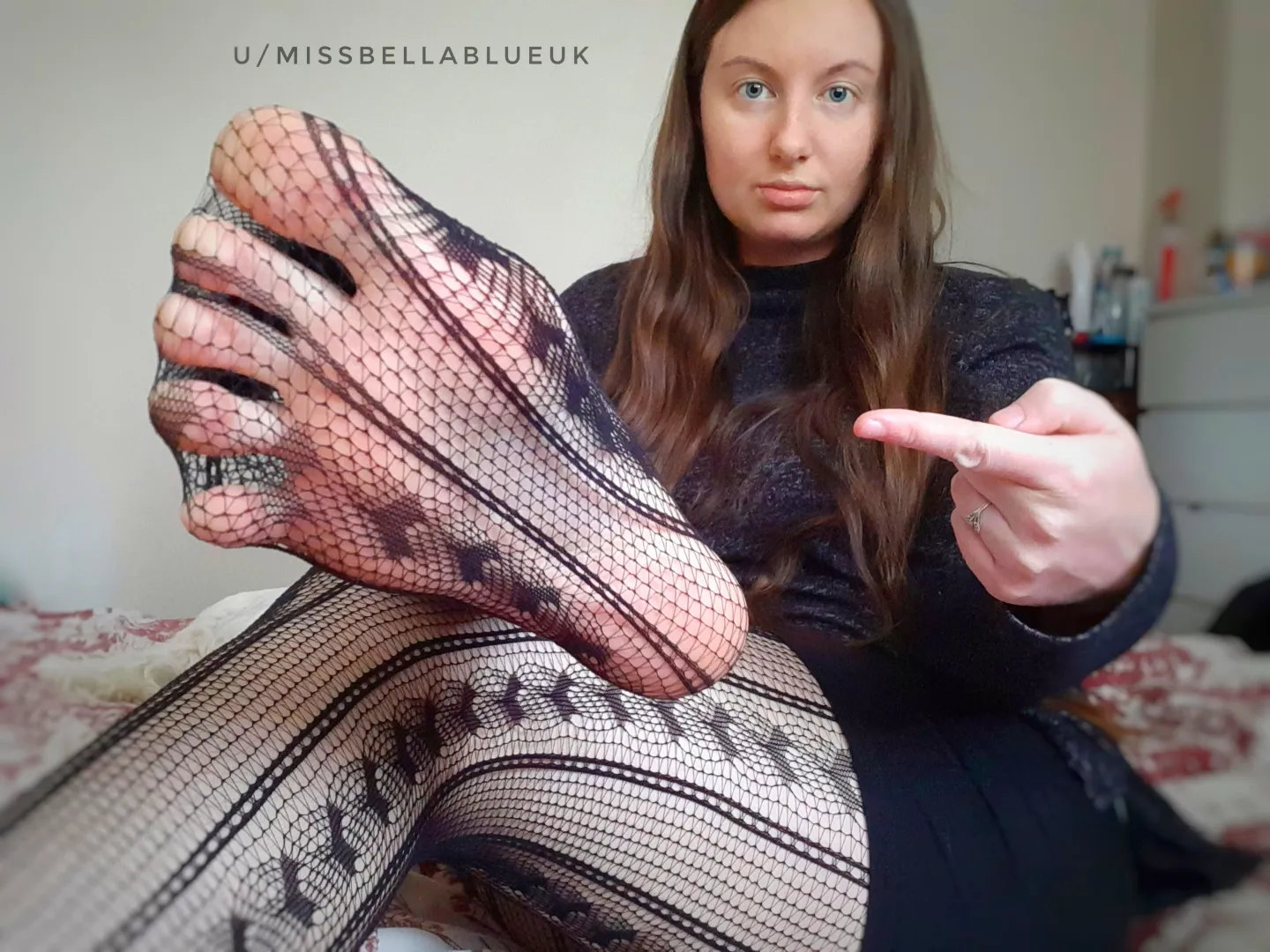 Don't leave me waiting, I demand for my feet to be licked!