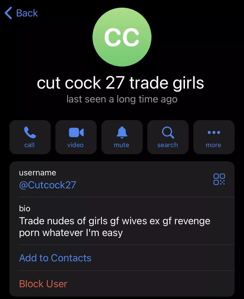 Don’t trade! Lies to get nudes with face, promises to send in return, and then doesn’t. Can’t be trusted.