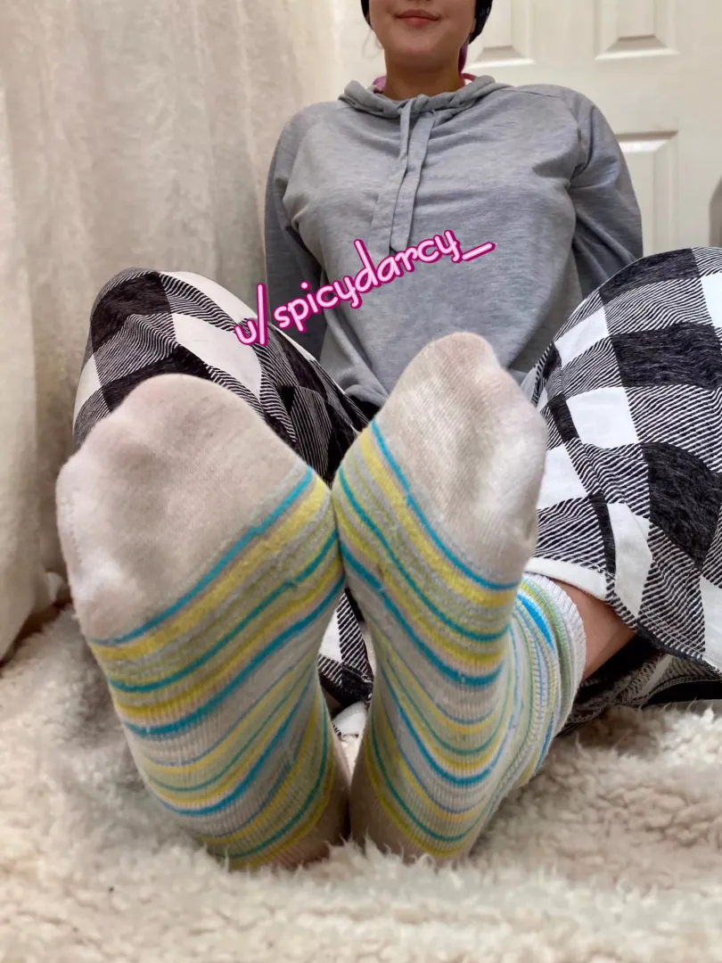 Don't you love the way my sweaty socks look?
