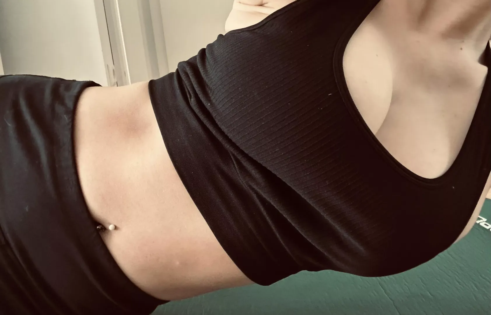 Doooone after ab workout 🔥