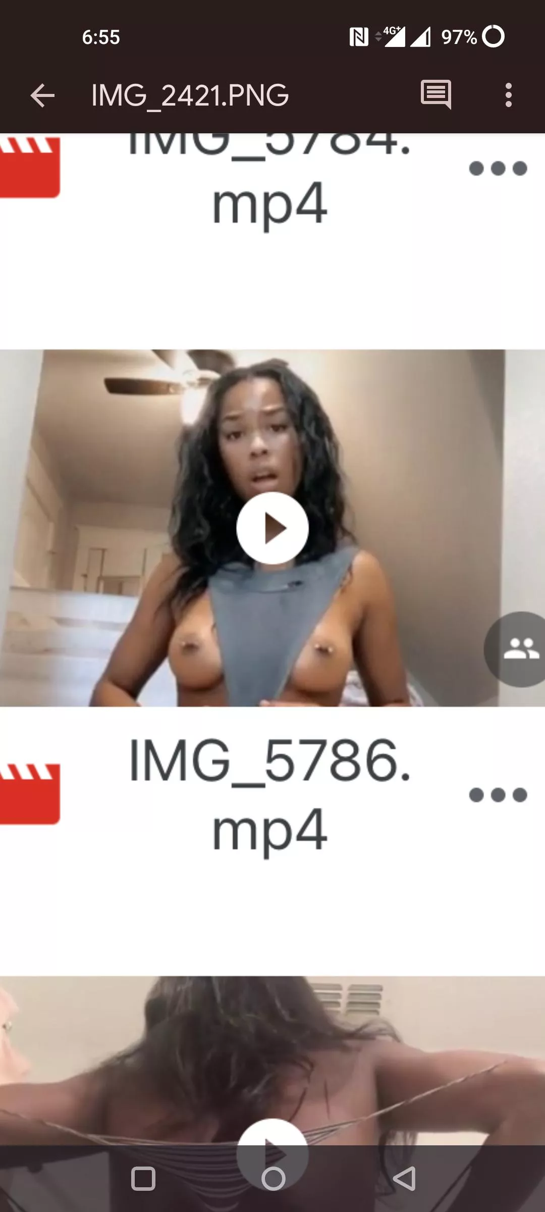 Dose anyone knows her name or have her videos ??