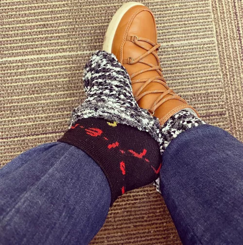 double the socks for double the heat 🔥💦 who wants a pair? 😘 will wear to your liking.