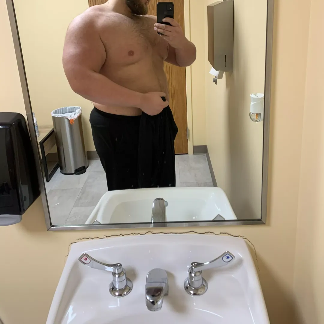 Down 62 lbs. Currently sitting at 355 lbs @ 6’2”