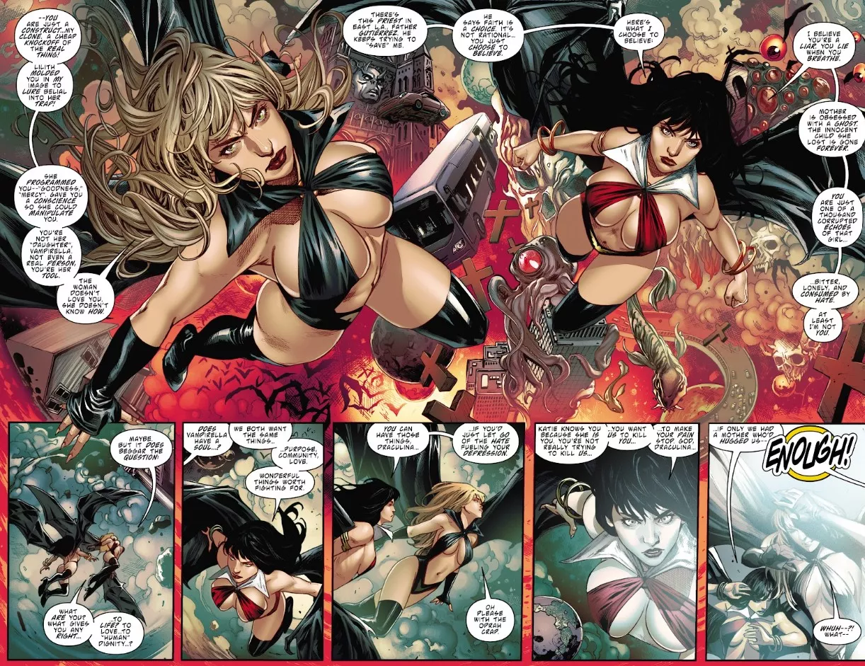 Draculina and Vampirella [Draculina: Blood Simple #4]