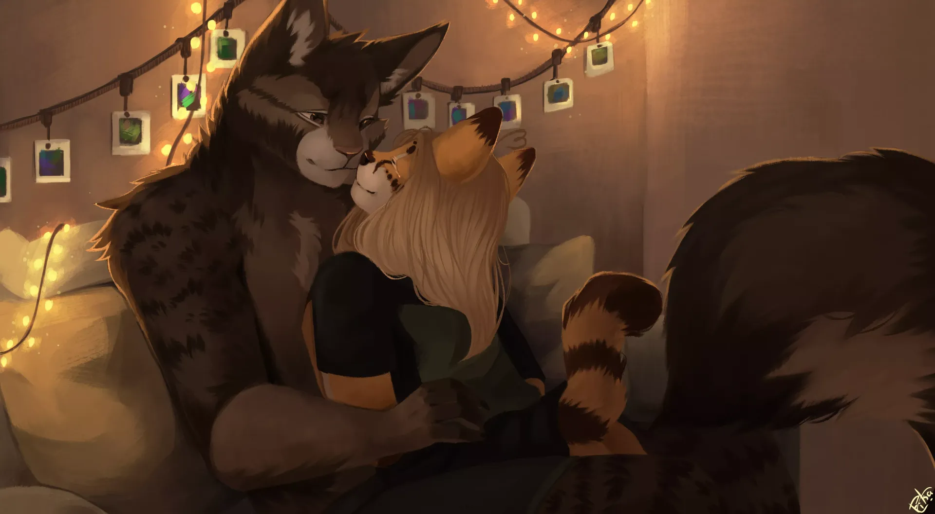 Drawing for the birthday (24 november 2022) of your beloved husband ♥ (art by Me)