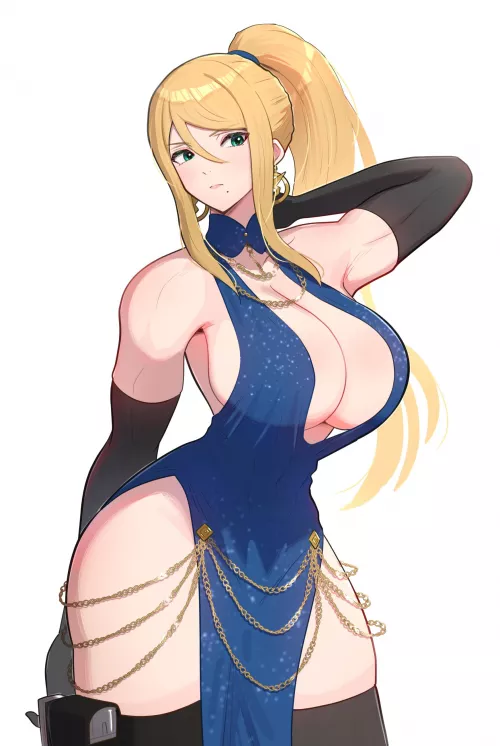 Dress Style Samus artwork by (Gonzarez)