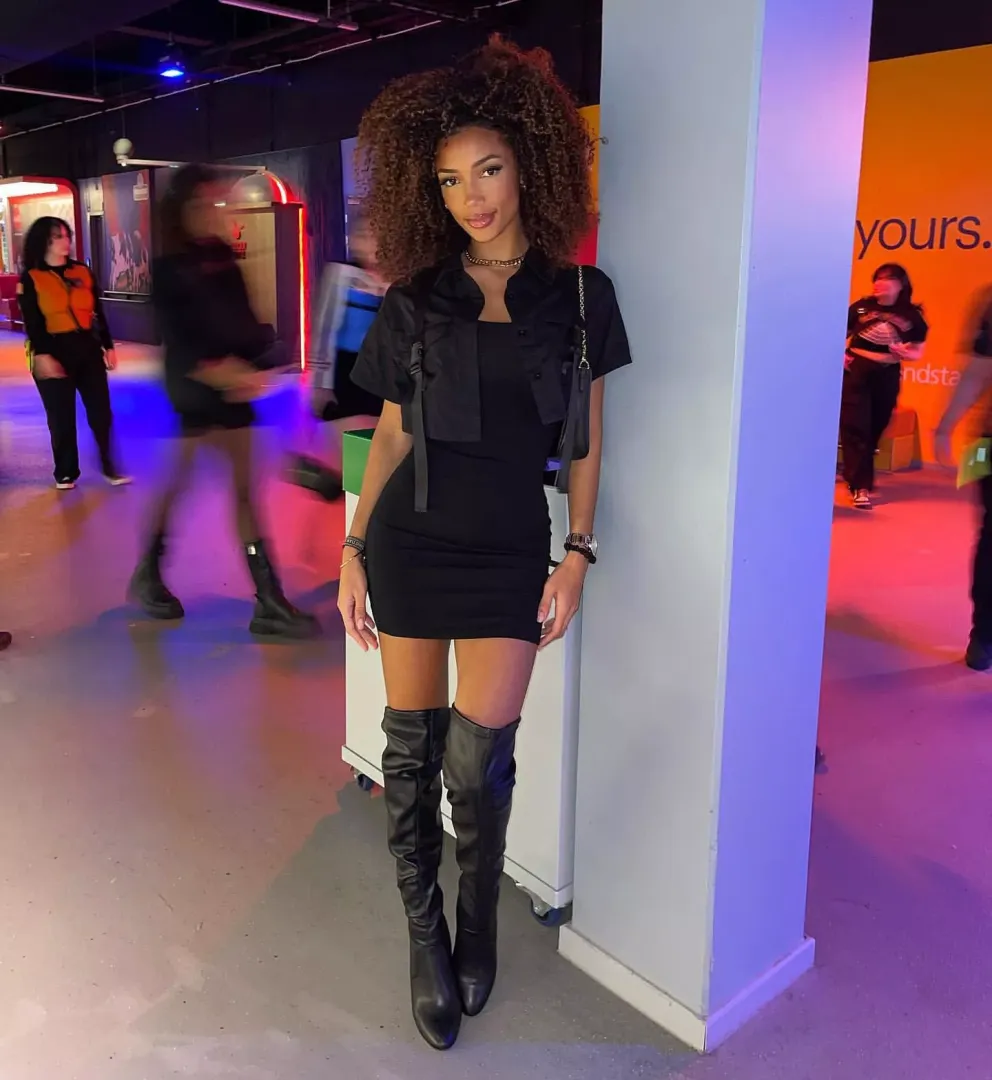 Dressed in black